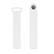 Angle. StrapsCo - Rubber Pin-and-Tuck Strap Silicone Watch Band For Fitbit Inspire & Inspire HR (Short-Medium) - White.