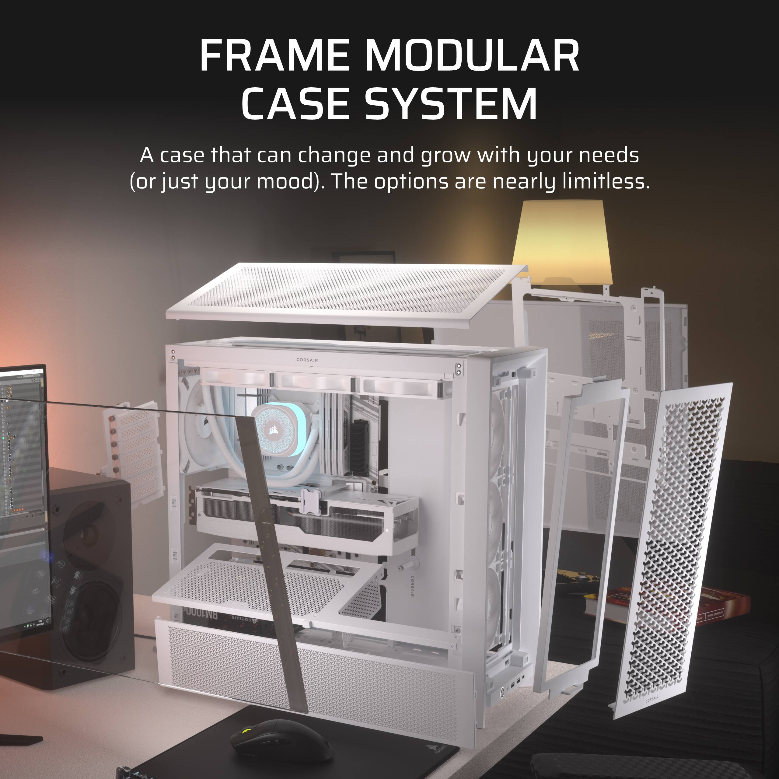 FRAME MODULAR CASE SYSTEM
A case that can change and grow with your needs (or just your mood). The options are nearly limitless.