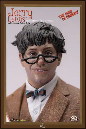Jerry Lewis™ Limited Edition 1/6 resin statue as Professor Julius Kelp
THE KING OF COMEDY
Infinite Statue
OR
OLD & RARE