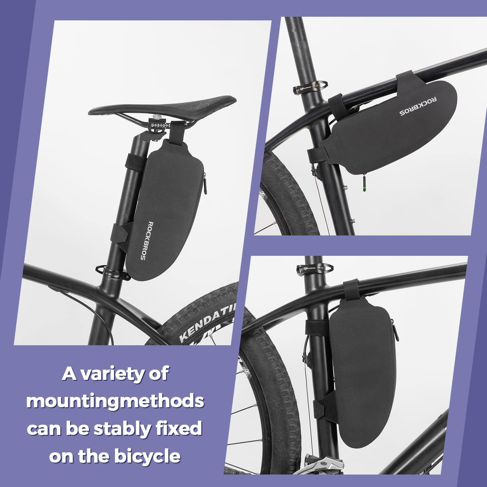 ROCKBROS ROCKBROS KENDATI!

A variety of mounting methods can be stably fixed on the bicycle.