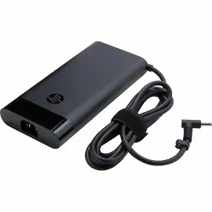Front. HP - HP Zbook 230W Slim Smart 4.5mm AC Adapter (6E6M1AA) - 230 W - Black.