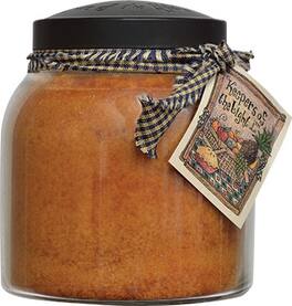 BreeBe - Banana Nut Bread Papa Jar Candle 34oz - Orange, Black