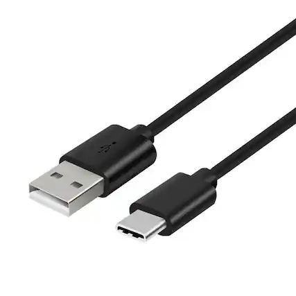 Front. Stock Preferred - 3-Pack USB-C Fast Charging Cables (2 Meter / 6.6 ft) – Type-C 5V/3A Cord for iPhone 15, Samsung, Google.