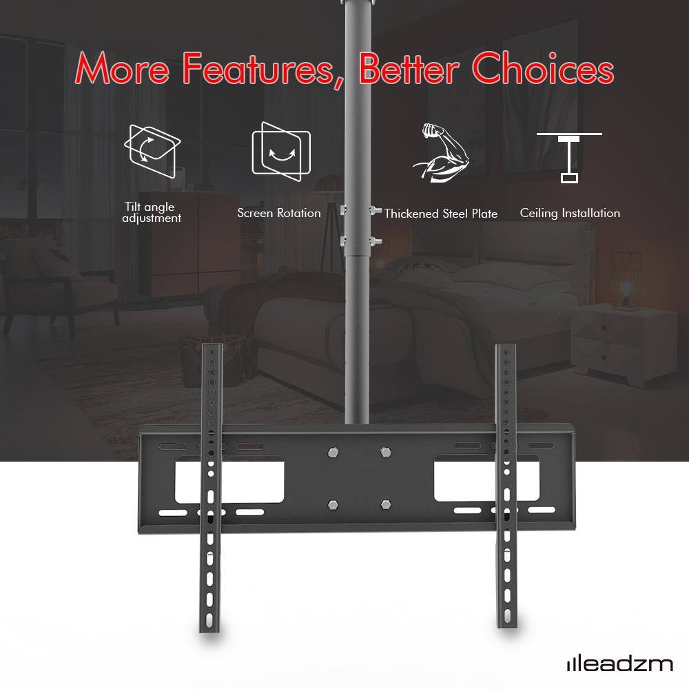 More Features, Better Choices

- Tilt angle adjustment
- Screen Rotation
- Thickened Steel Plate
- Ceiling Installation

illeadzm