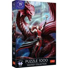 Trefl - Premium Plus 1000 Piece Puzzle - Anne Stokes Scarlet Mage