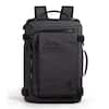 Front. Bagsmart - Blast 38L Expandable Travel Backpack, Flight Approved Carry On Laptop Backpack with USB Port for Men Women - Black.