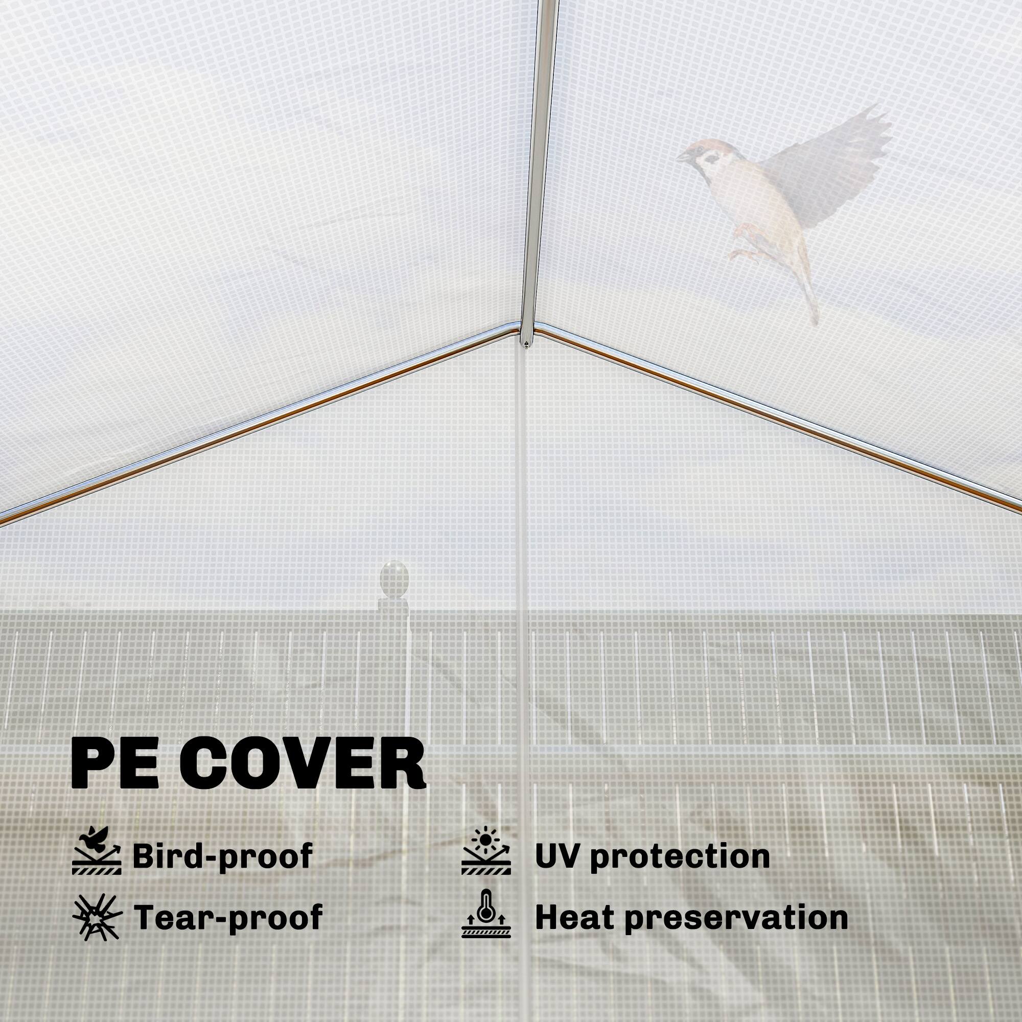 PE COVER  
Bird-proof  
Tear-proof  
UV protection  
Heat preservation