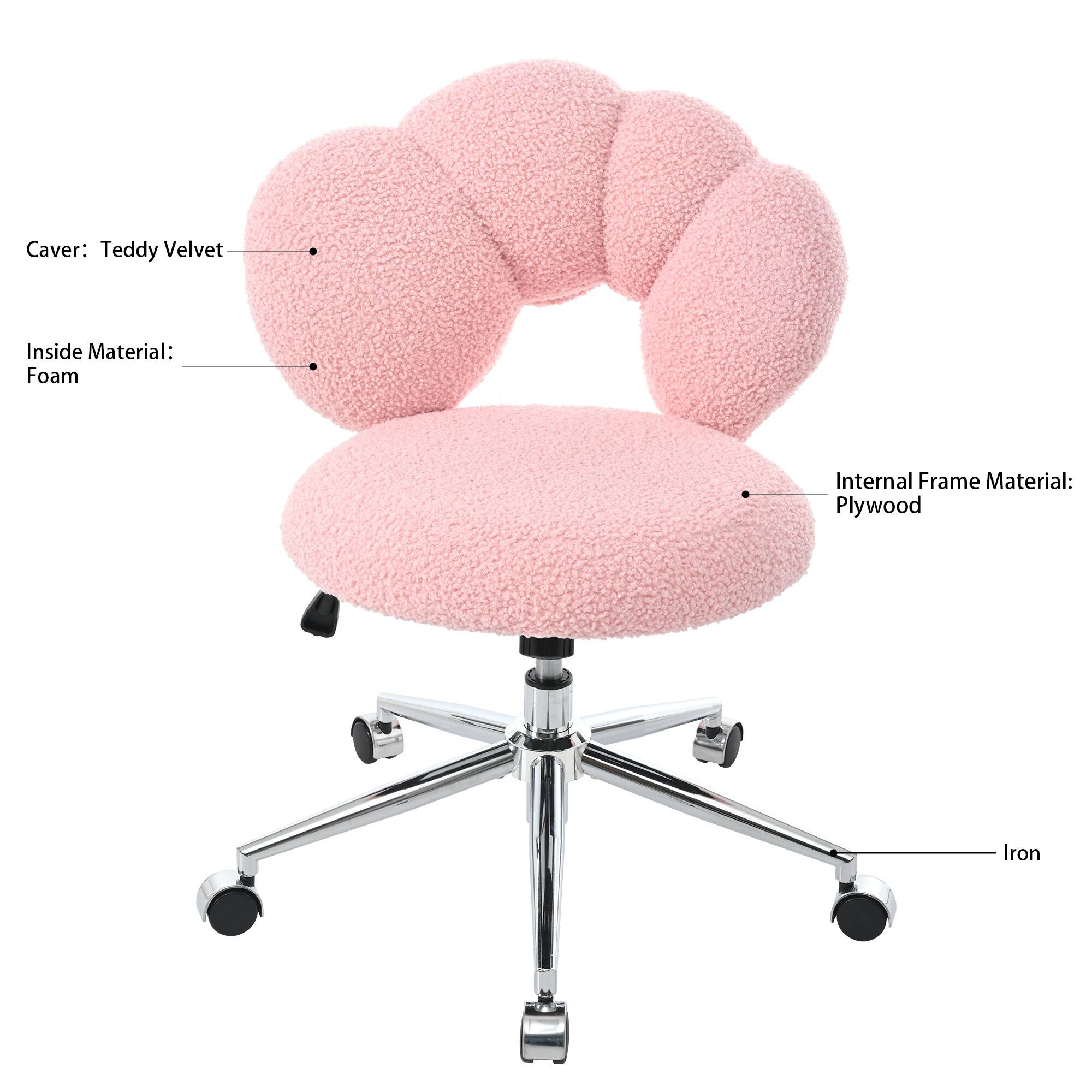 Caver: Teddy Velvet  
Inside Material: Foam  
Internal Frame Material: Plywood  
Iron
