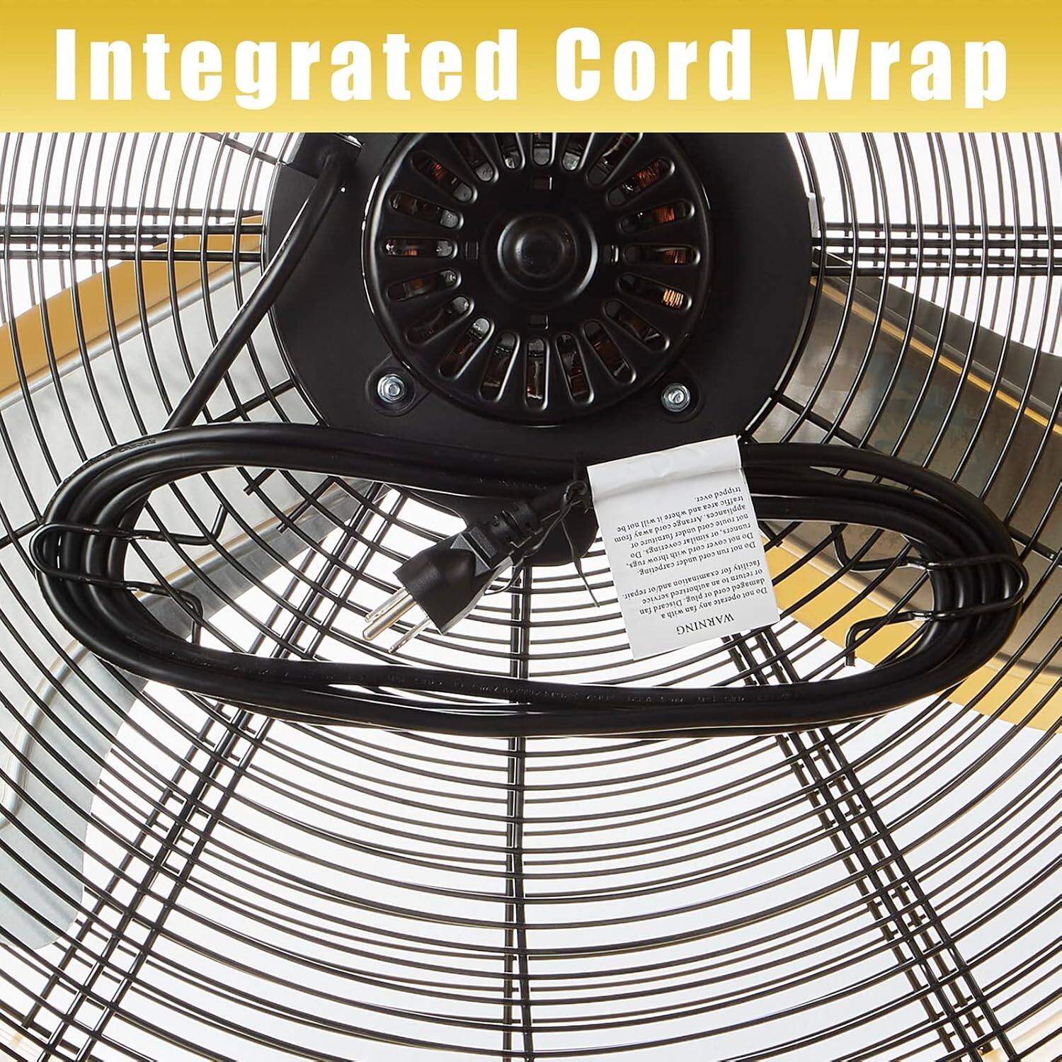 Integrated Cord Wrap