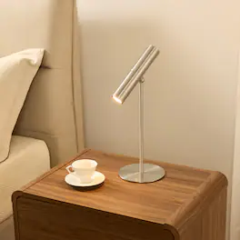 Kings Brand Furniture - Cordless Rechargeable LED Table Lamp Magnetic Adjustable Head & Touch Dimmer