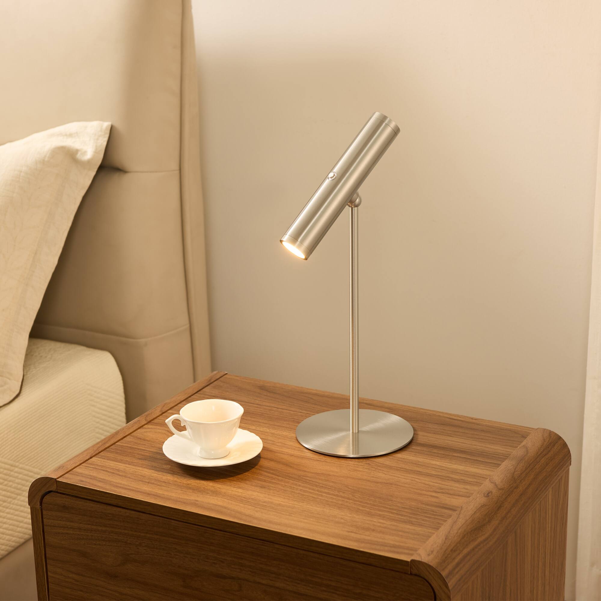 Front. Kings Brand Furniture - Kings Brand Furniture Cordless Rechargeable LED Table Lamp Magnetic Adjustable Head & Touch Dimmer.