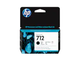 HP - 712 38-ml Black DesignJet Ink Cartridge, 3ED70A