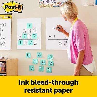 Sure, here is the corrected and grouped text:

---

**Post-it Brand**

**SHAKE**

**YOU EVER E NG TS?**

**3 4 5 + 7 2 7 = 1 0 7 2**

**+ 1 = 5 8**

**4 6 0 5 8 3 7 1 9**

**Ink bleed-through resistant paper**