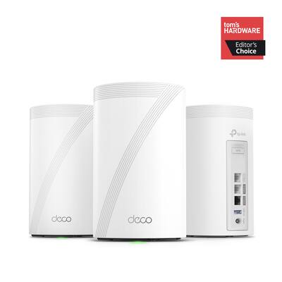 TP Link Deco 7 Pro BE11000 Tri Band Wi Fi 7 Whole Home Mesh TP Link Deco 7 Pro BE11000 Tri Band Wi Fi 7 Whole Home Mesh