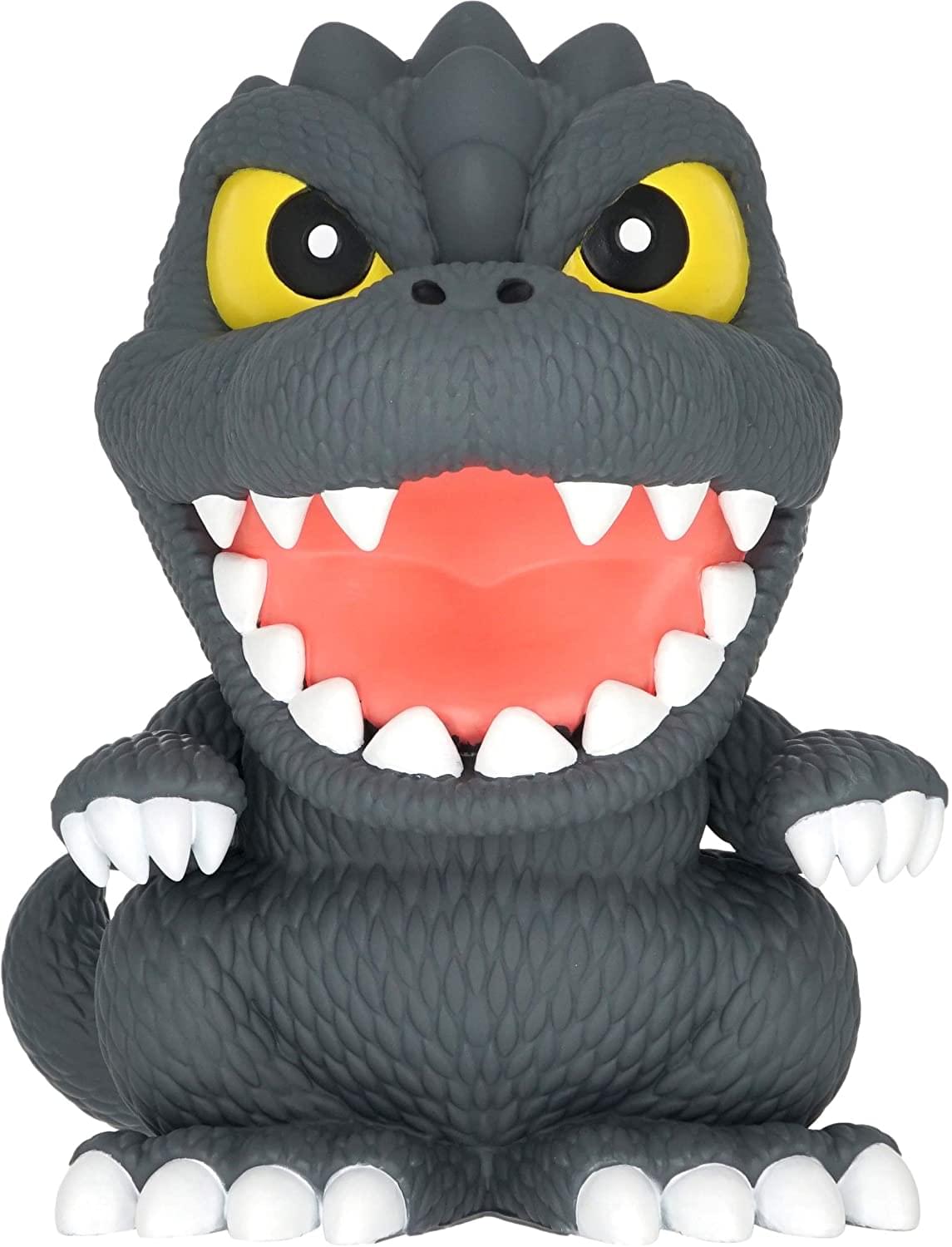 Front. Monogram - Godzilla Kawaii 8 Inch PVC Figural Bank - Green.