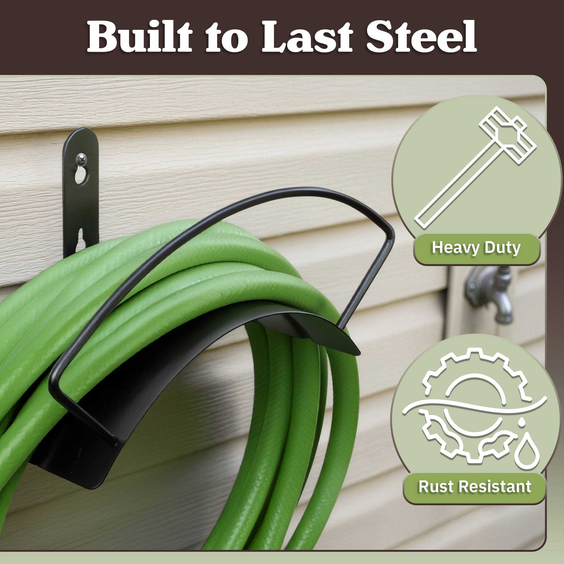 Built to Last Steel  
Heavy Duty  
Rust Resistant