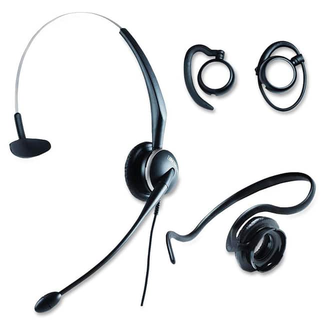 Jabra - GN2100 Headset - Mono - Quick Disconnect - Wired - 80 Hz to 15 kHz - Over-the-head, Behind-the-neck, Over-the-ear - Black