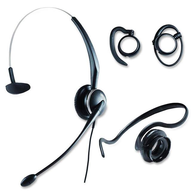 Front. Jabra - Jabra GN2100 Headset - Mono - Quick Disconnect - Wired - 80 Hz to 15 kHz - Over-the-head, Behind-the-neck, Over-the-ear - Black.