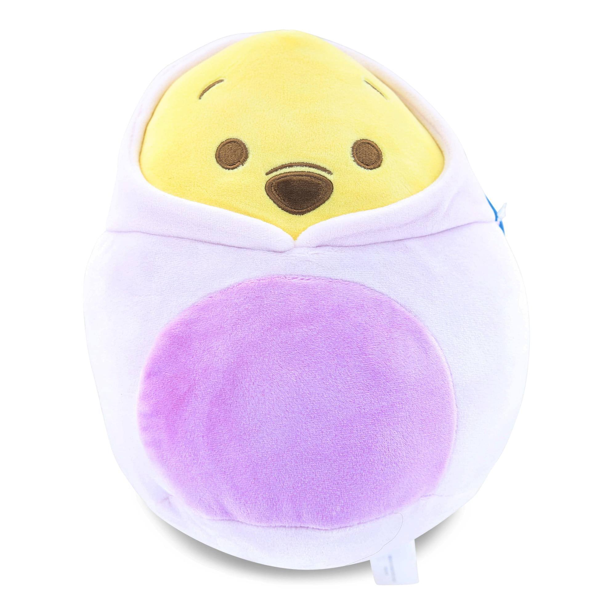 Front. Disney - Winnie the Pooh Squishmallow 8 Inch Peek-A-Pooh Plush | Bunny - White.