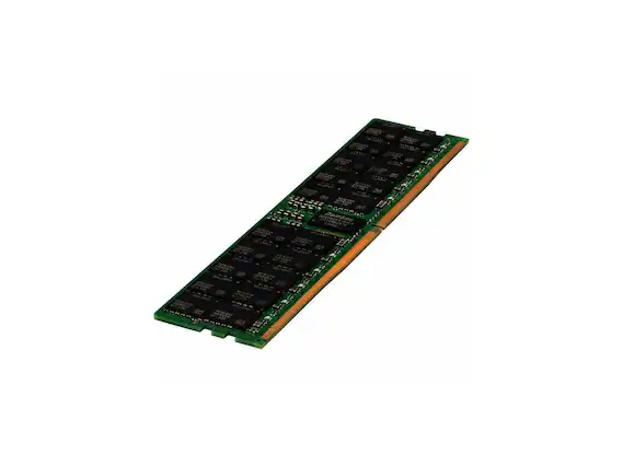 Front. HPE Aruba - HPE P64706-B21 32GB DDR5 5600MHz ECC Reg Server Memory - Black.