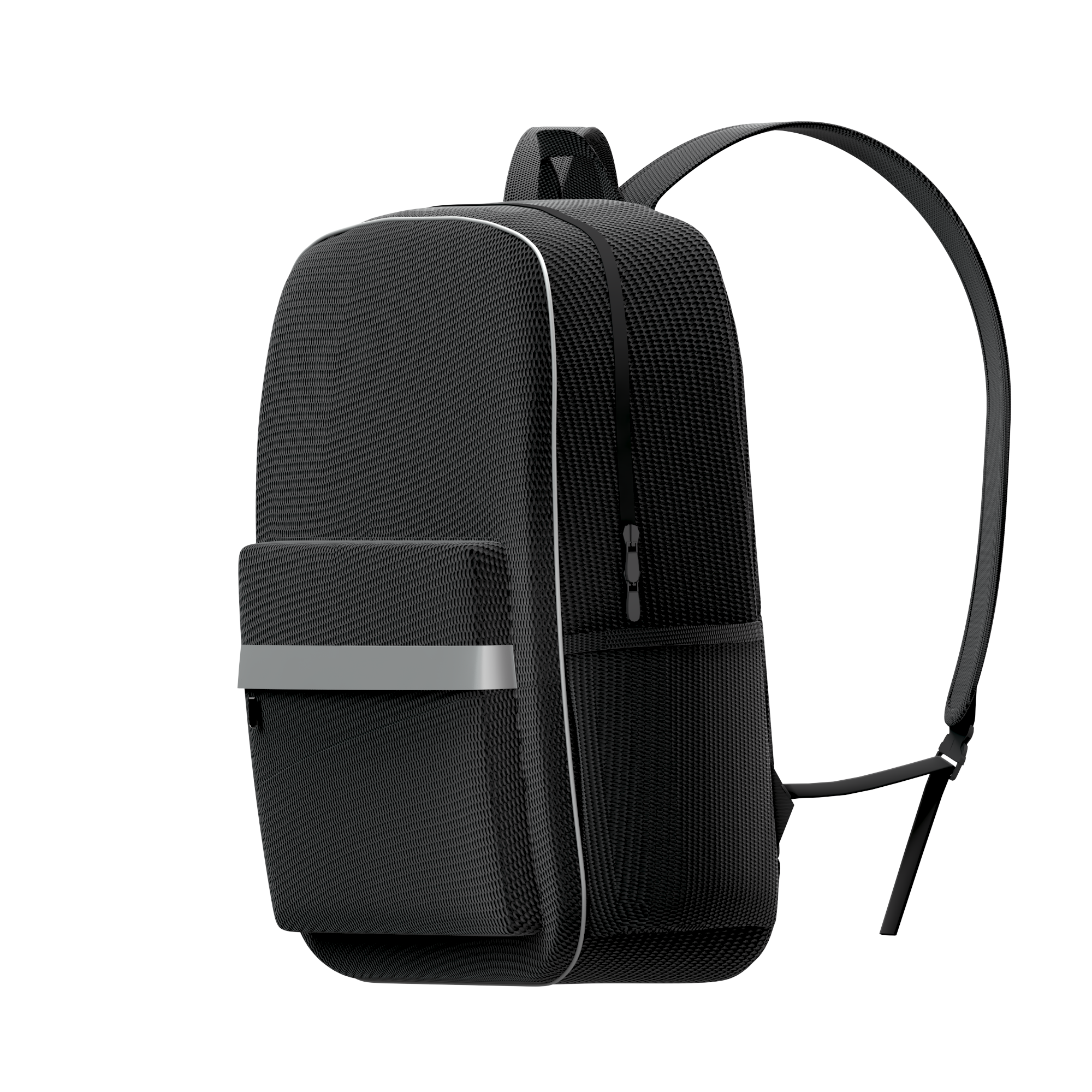 Back. KERDOM - Mobility Electric Wheelchair Universal Accessory - Back Pack Multi Organizer Storage Bag Large Pouch, For Most Models - Black.