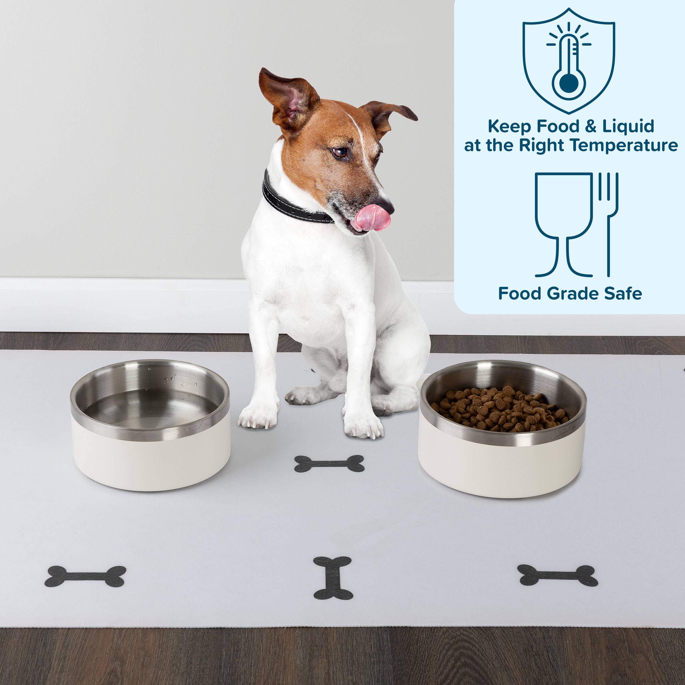 Keep Food & Liquid at the Right Temperature  
Food Grade Safe