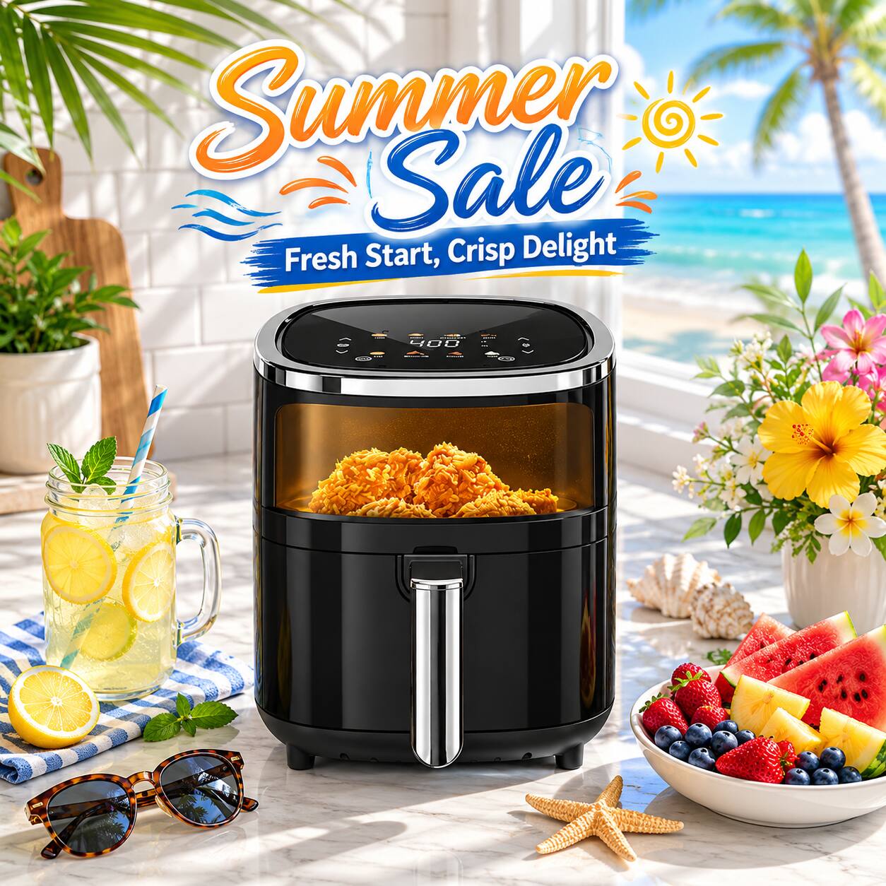 Summer Sale  
Fresh Start, Crisp Delight  
400 (*)