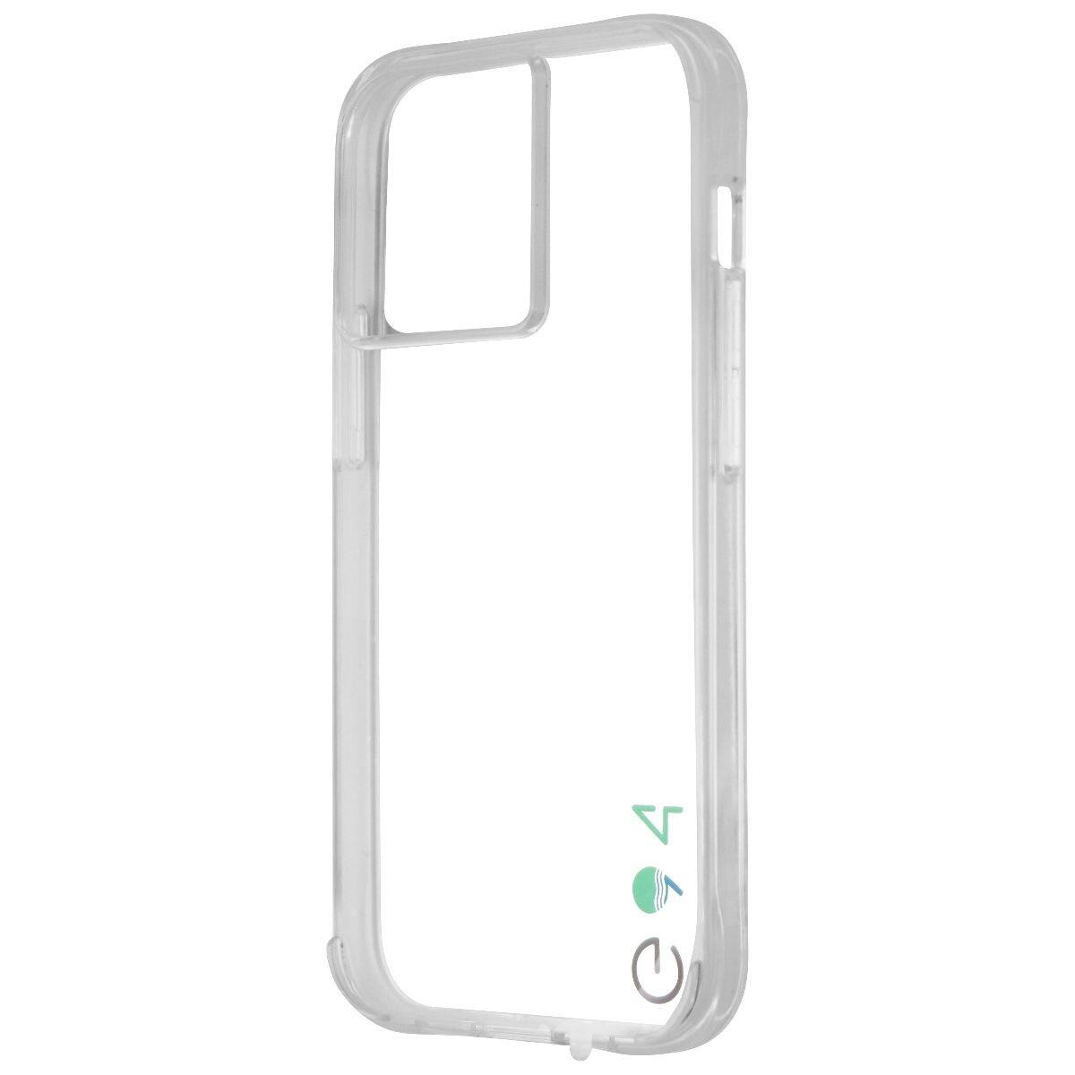 Front. Case-Mate - Case-Mate ECO94 Eco Friendly Hard Case for Apple iPhone 13 Pro - Clear - Clear.
