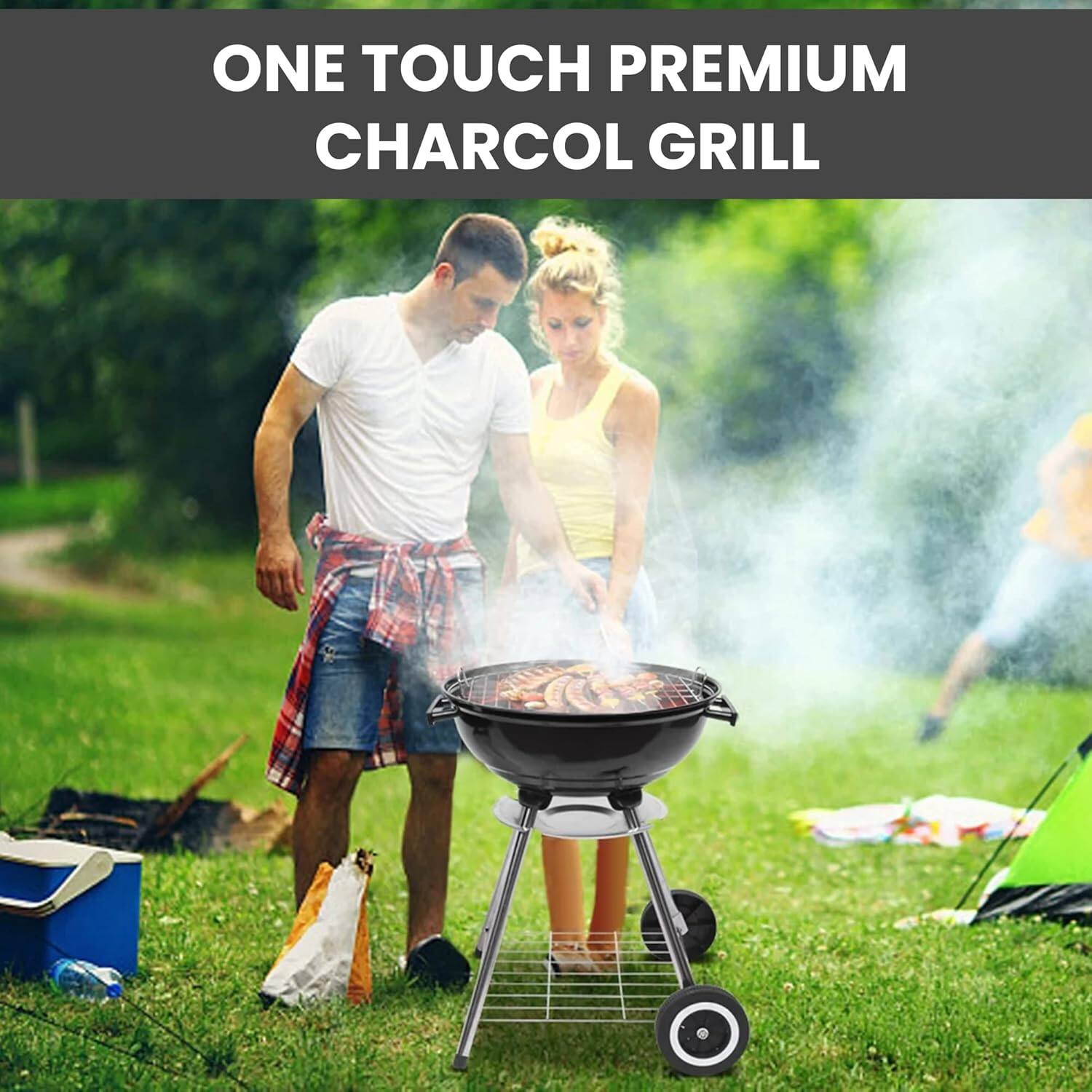 ONE TOUCH PREMIUM CHARCOAL GRILL