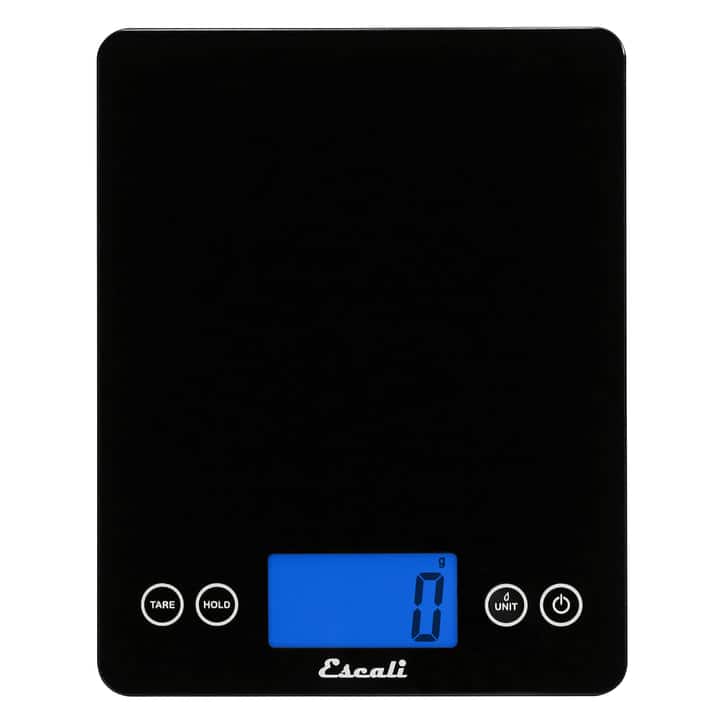 Escali - Arti XL Glass Digital Scale - Black