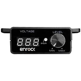 Enrock - Bass Knob with Digital Voltmeter and Pushable ON/OFF for Amplifiers - Black