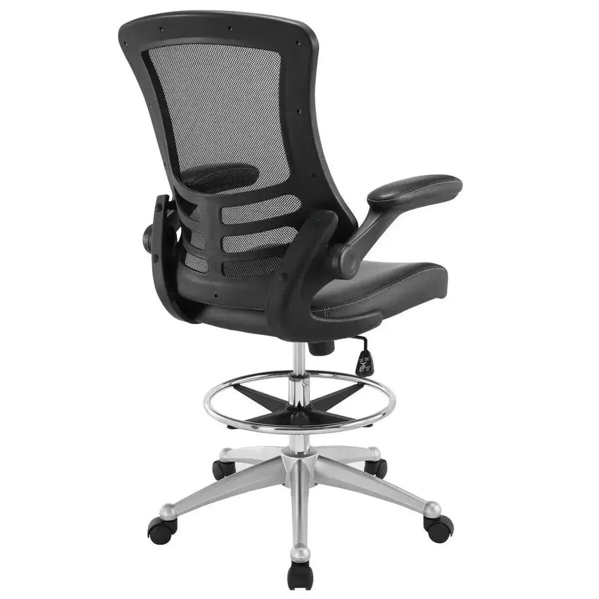 Platinum Level Drafting Chair with Lumbar Support and Breathable Mesh ...