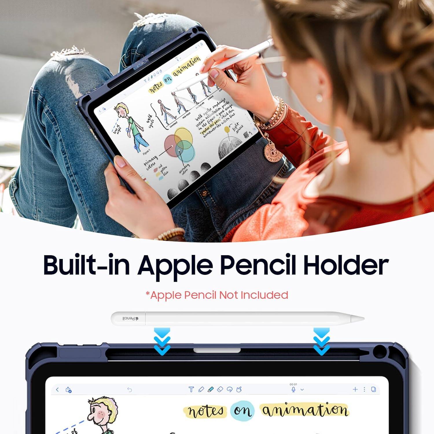 T01098 on animation notes - certain is production eyeless figure Korezius food good essign mg service primary colore hoprover Hat

Built-in Apple Pencil Holder *Apple Pencil Not Included

Pencil

goan THINGK + ... Q notes on animation