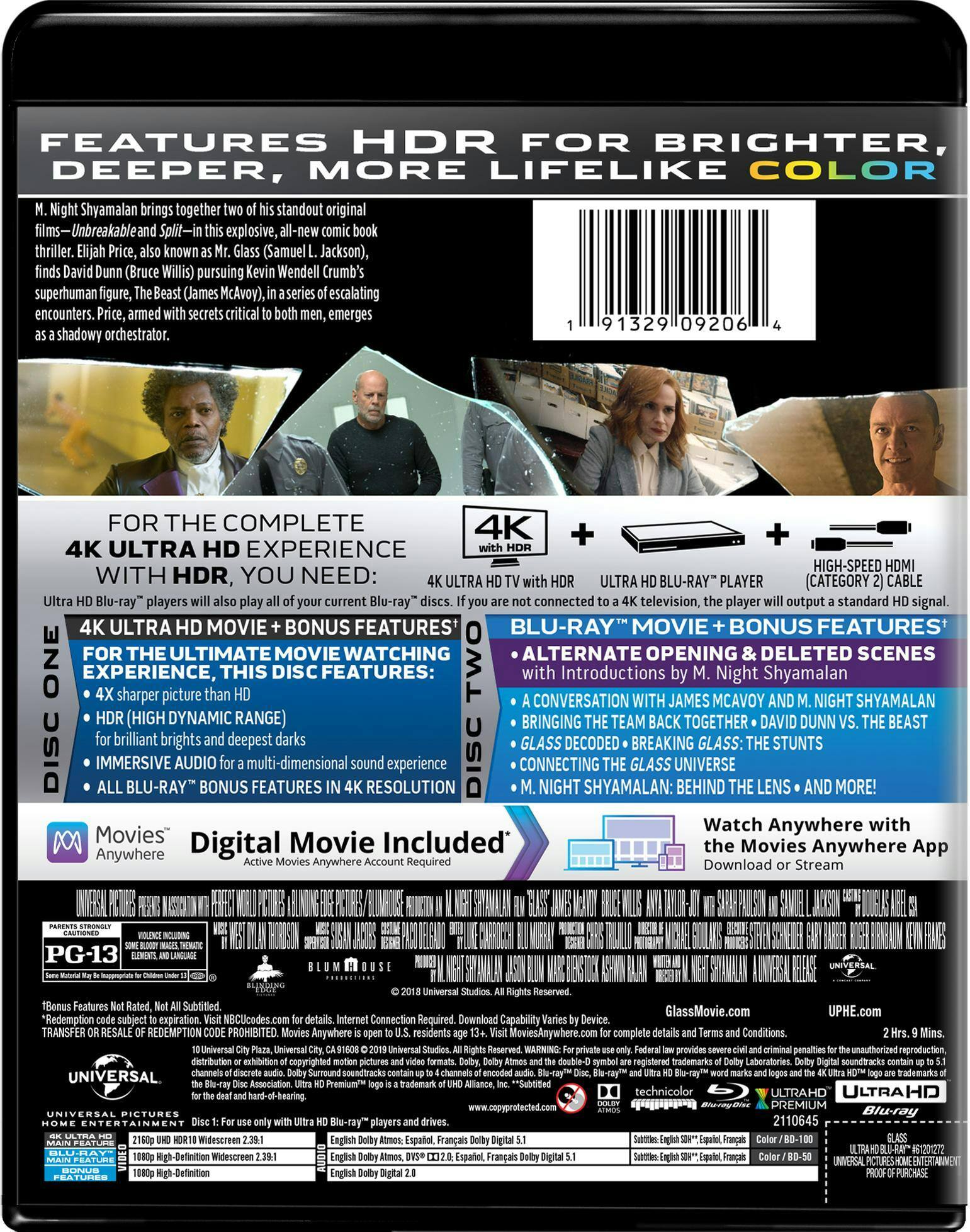 Back. Glass   - 4K Blu-Ray.