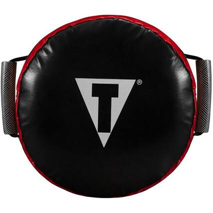 Front. TITLE Boxing - Title Boxing Classic Round Punch Shield V2 - Red/Black - Red/Black.