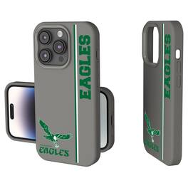 Keyscaper - NFL - Philadelphia Eagles Throwback Logo iPhone Soft Touch Case - 15 - Gray