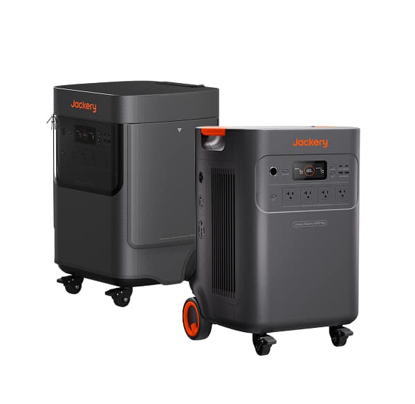 Jackery - E5000AC Plus Solar Generator 5034Wh Power Station, Cover, 7200W 120V/240V Output (Shipped Separately) (5032 Wh Capacity)