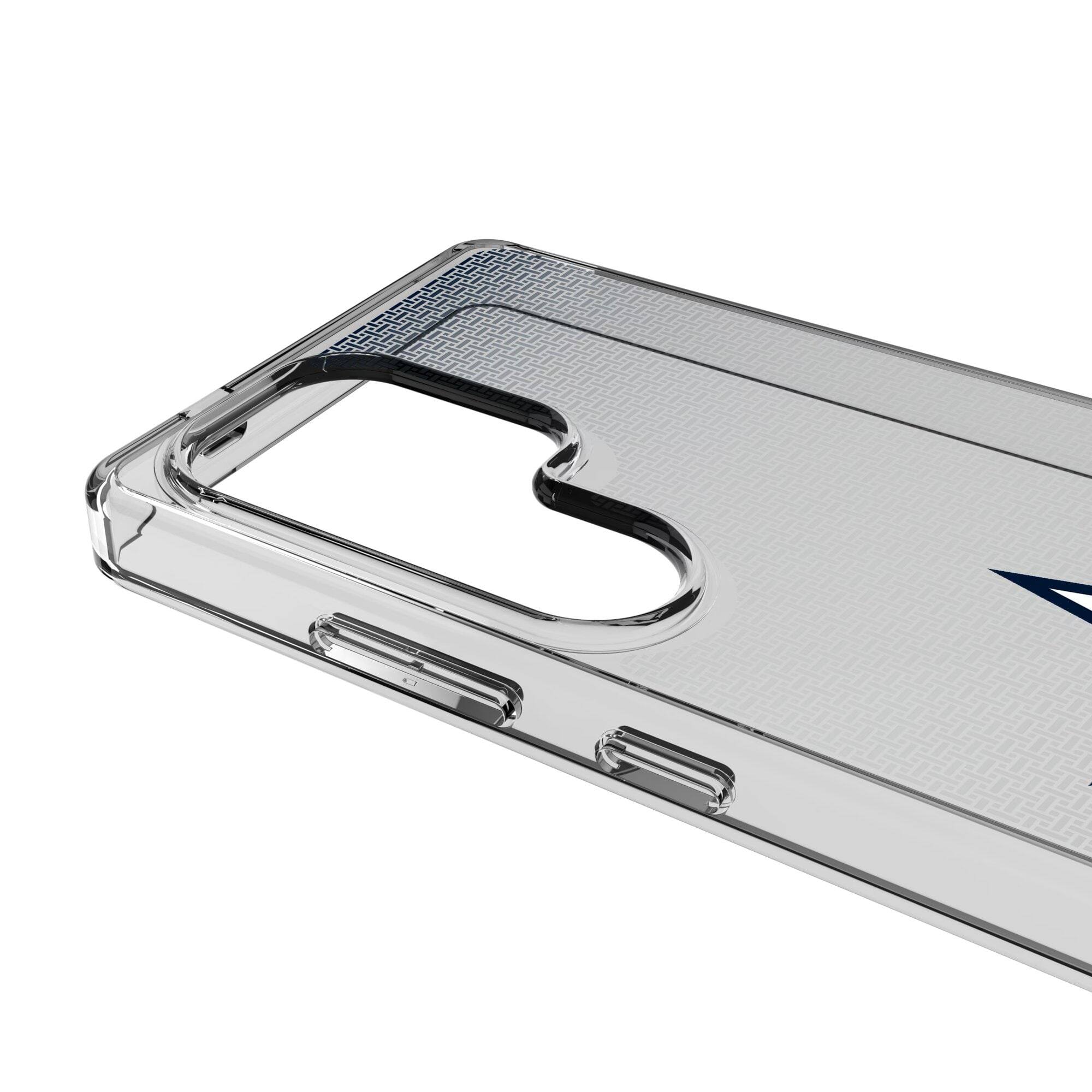 Alt View 2. Keyscaper - Dallas Cowboys Linen Logo Galaxy Clear Case - S25 - Multicolor.
