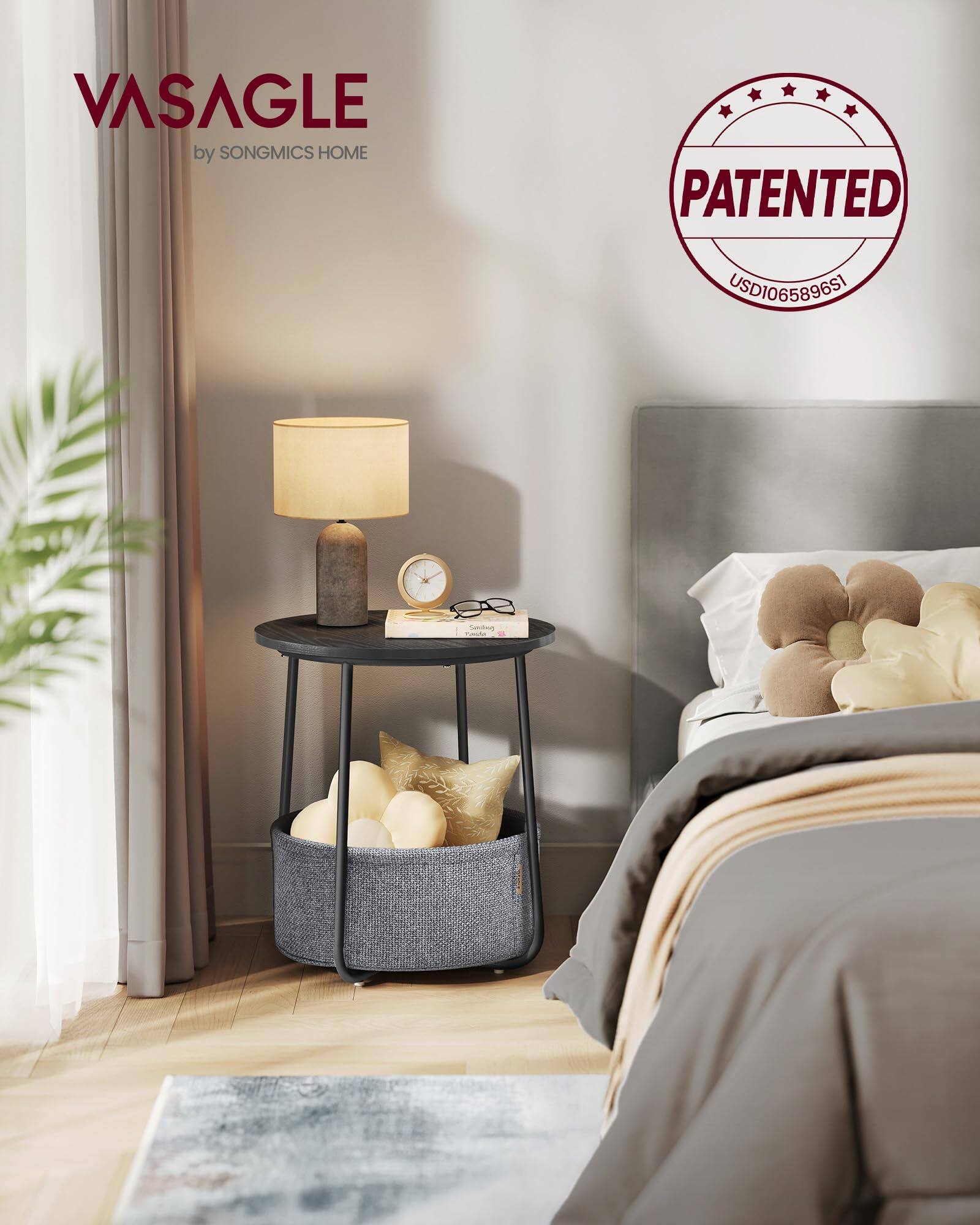 VASAGLE  
by SONGMICS HOME  

PATENTED  
USD106589651