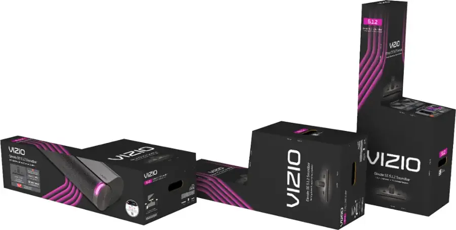 5.1.2 Vizio Vizio Umolo SES12 M nar U2IO VIZIO SIZ Gt aS Soundbar VIZIO Elevate SE SE512 1.2 VIZIO 32 VIZIO Dovche SE 512 Soundbar