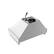 Left. Forno Appliances - Venezia 30" Wall-Mounted Range Hood with Touch Controls and Baffle Filters - White.
