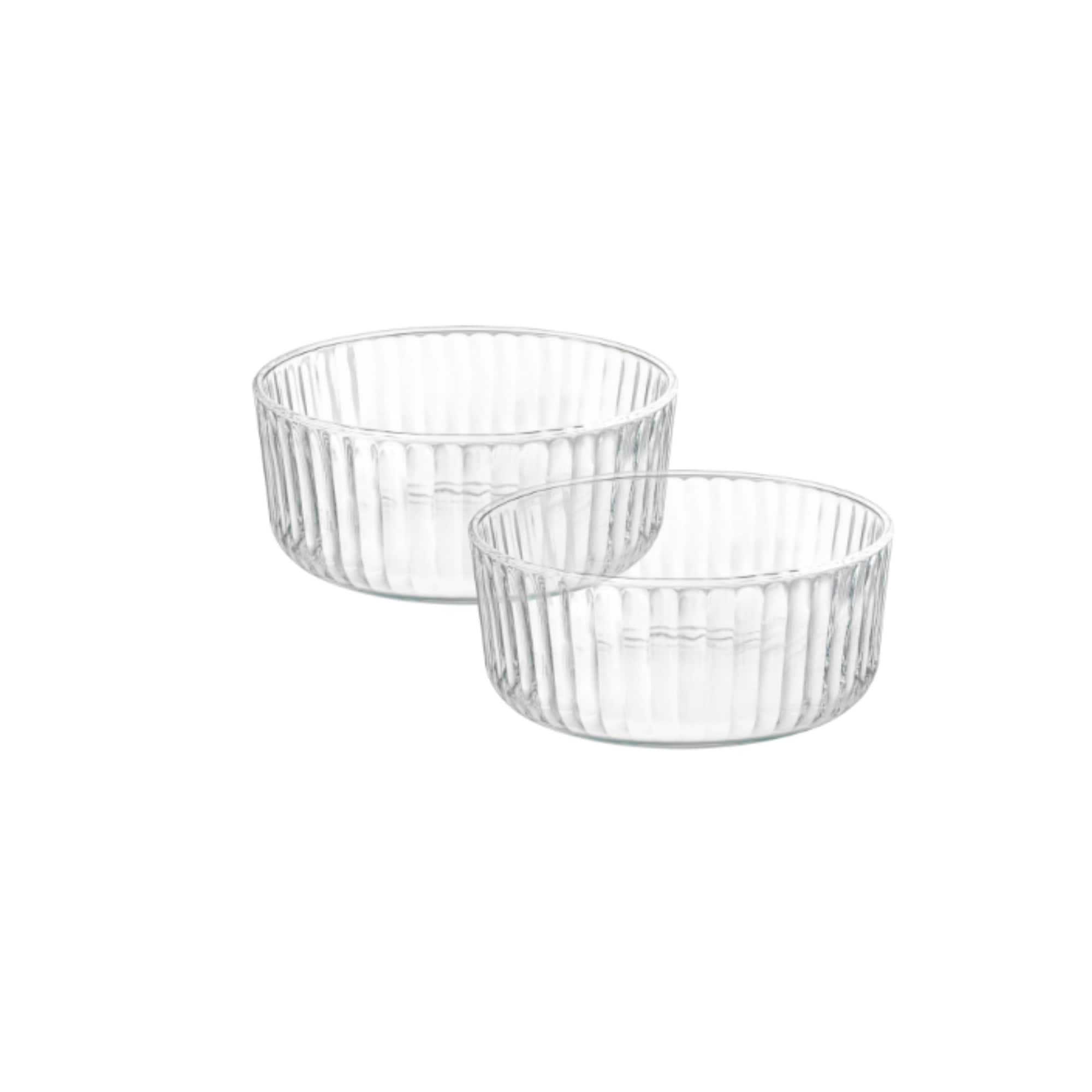 Bormioli Rocco - Exclusiva Mini Serving Bowls, Set of 2, 15.25 Oz Stackable Glass - Clear price history on PriceWatchPro