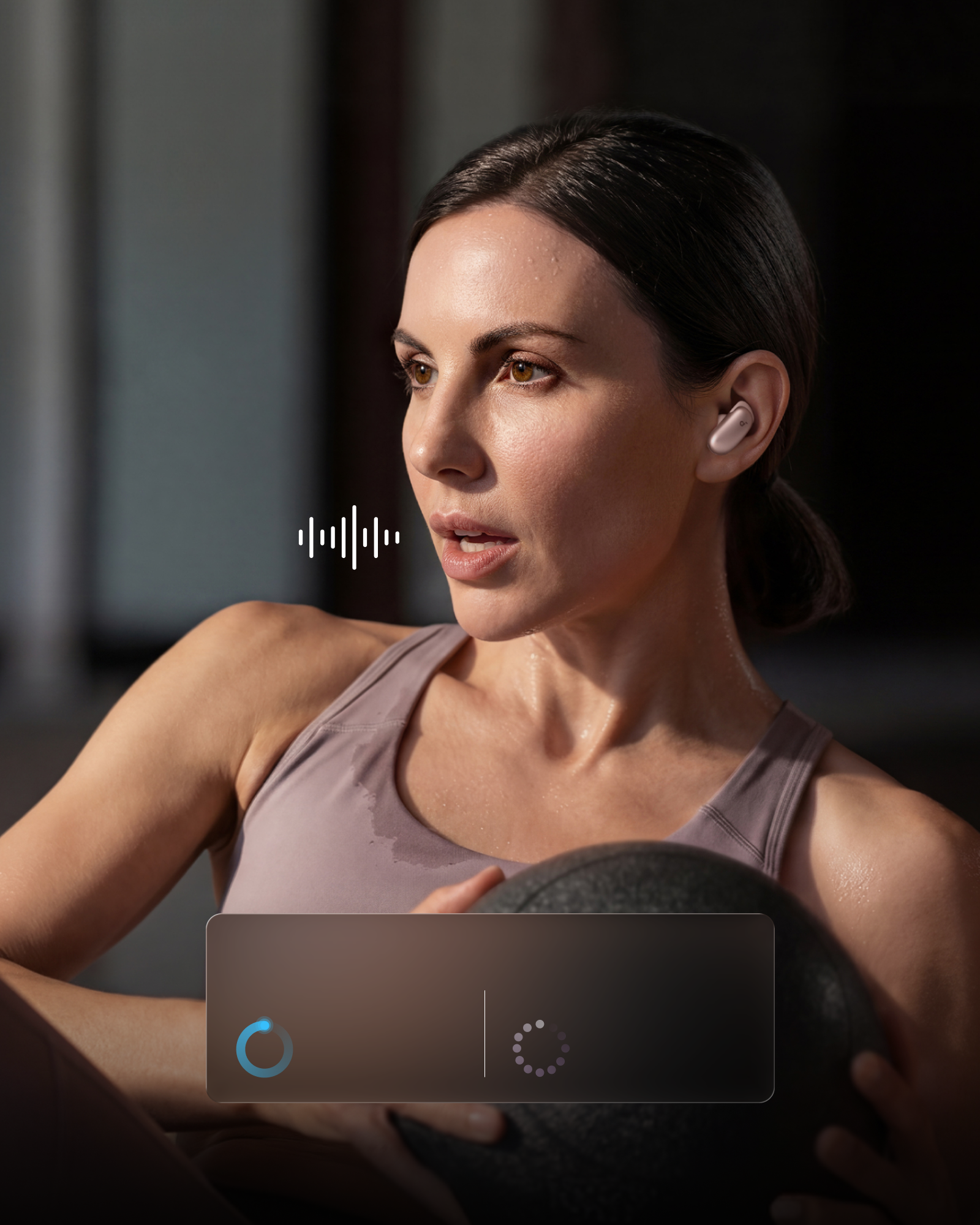 Alt View 4. Anker - Soundcore Liberty 5 Pro True Wireless Noise Cancelling Bluetooth In-Ear Earbuds - Rose Gold.
