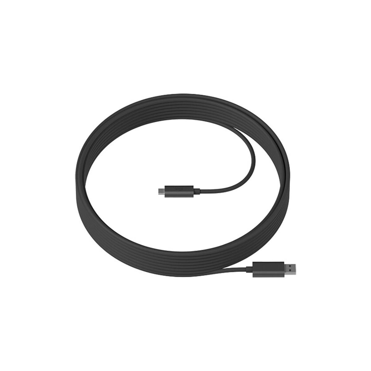 Front. Logitech - Logitech 32.8' Strong USB 3.2 Gen 2 Type-A Male to USB Type-C Male Cable.
