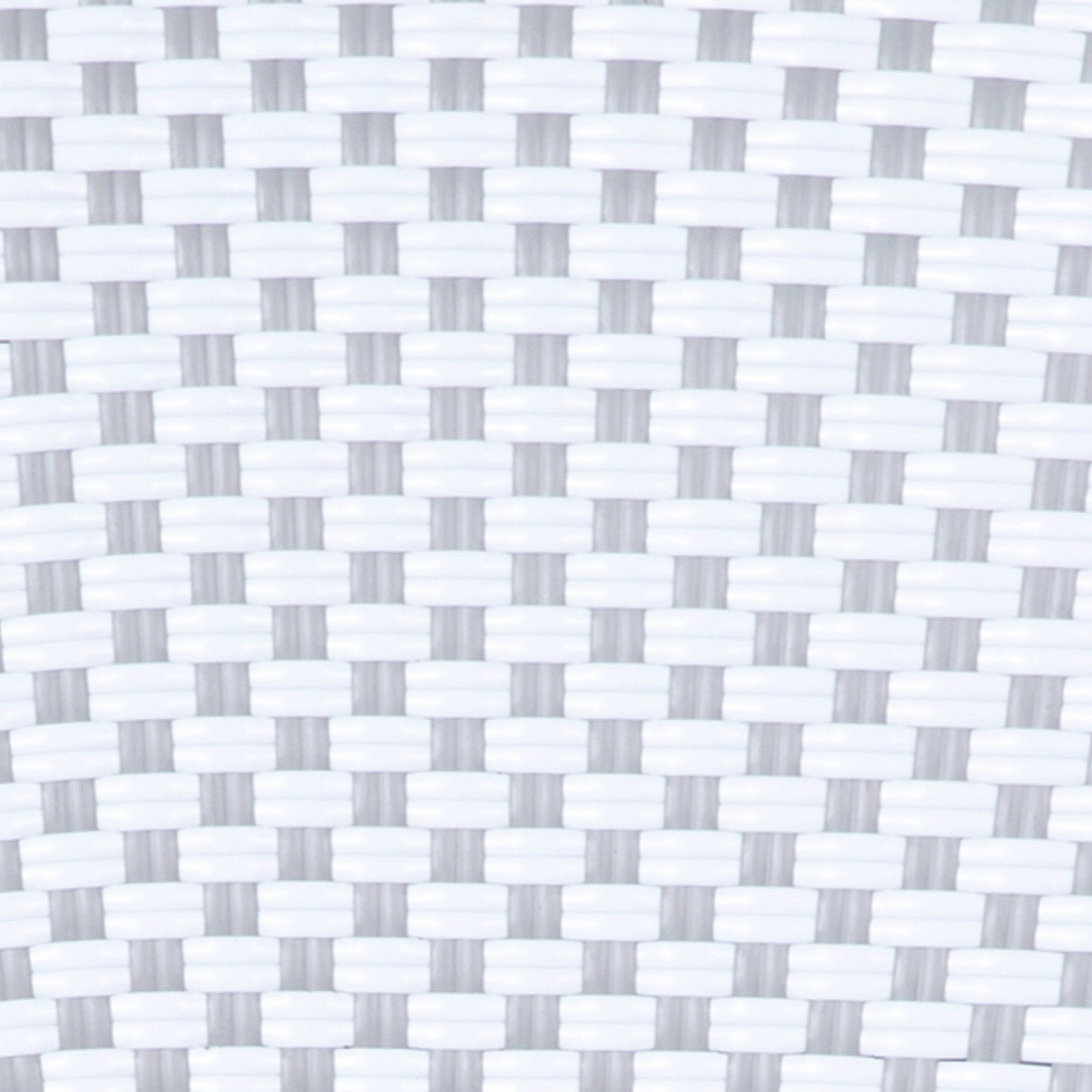 Alt View 9. Martha Stewart - Lily Pond 2PK All-Weather Stackable Patio Bistro Dining Chairs - Gray & White/Gray Frame.