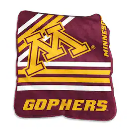 Logo Brands - Minnesota Golden Gophers 50" x 60" Team Raschel Throw Blanket - Multicolor