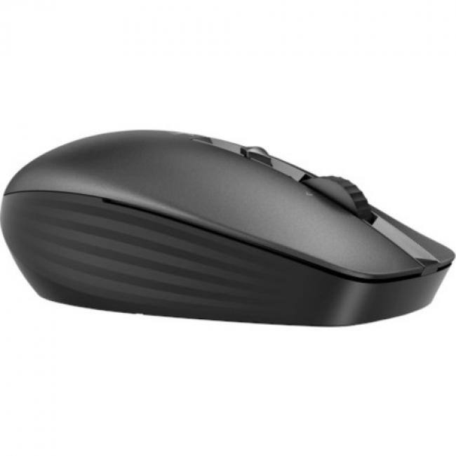 Front. HP - HP Wireless Multi-Device 635M Mouse - Travel Mouse - Wireless - Bluetooth - Black - USB - 4 Button(s) - Black.