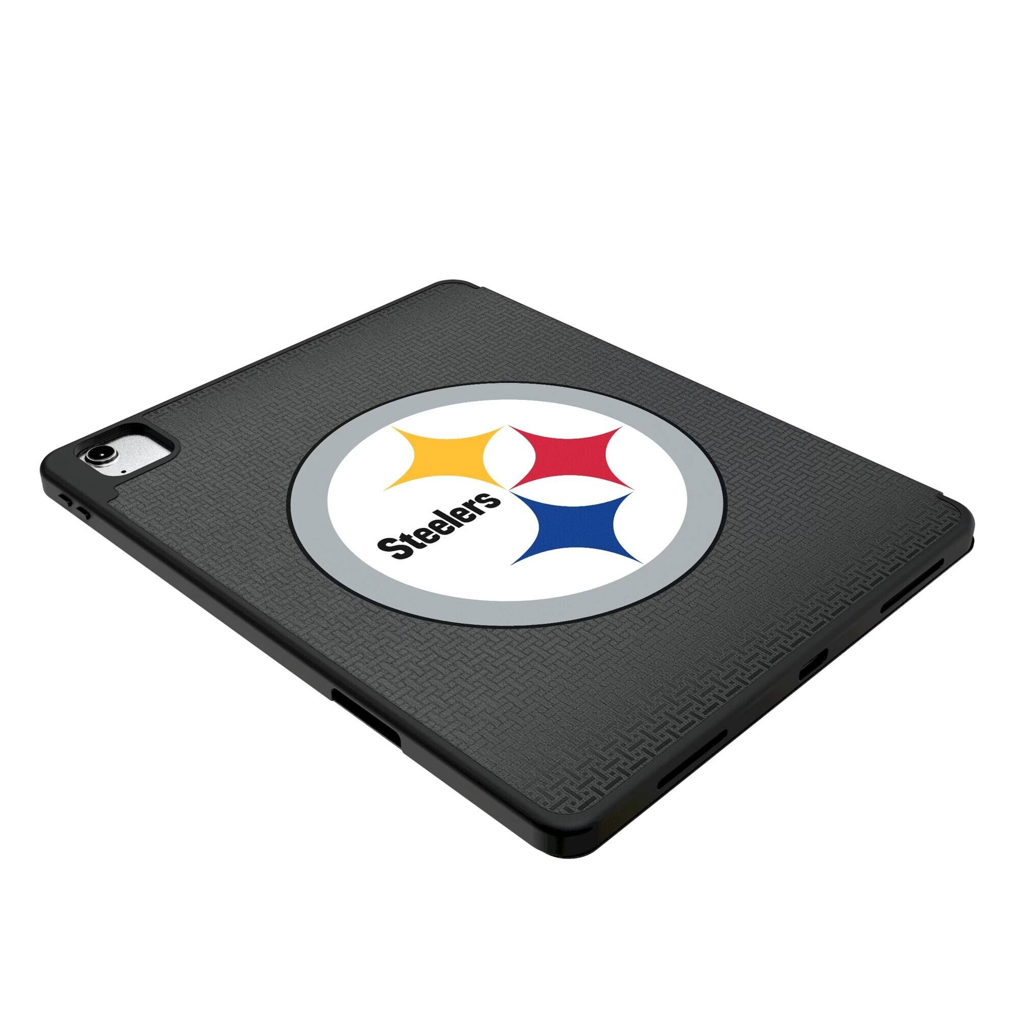 Alt View 2. Keyscaper - Pittsburgh Steelers iPad Case - 13in Pro M4 - Black.