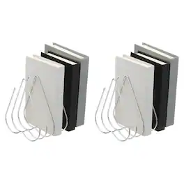 Unique Bargains - 2pcs Folder Organizer Stand, 7 Slot Retractable Book Ends Metal Heart Shaped File Rack Magazine Letter Paper Home - Silver Tone