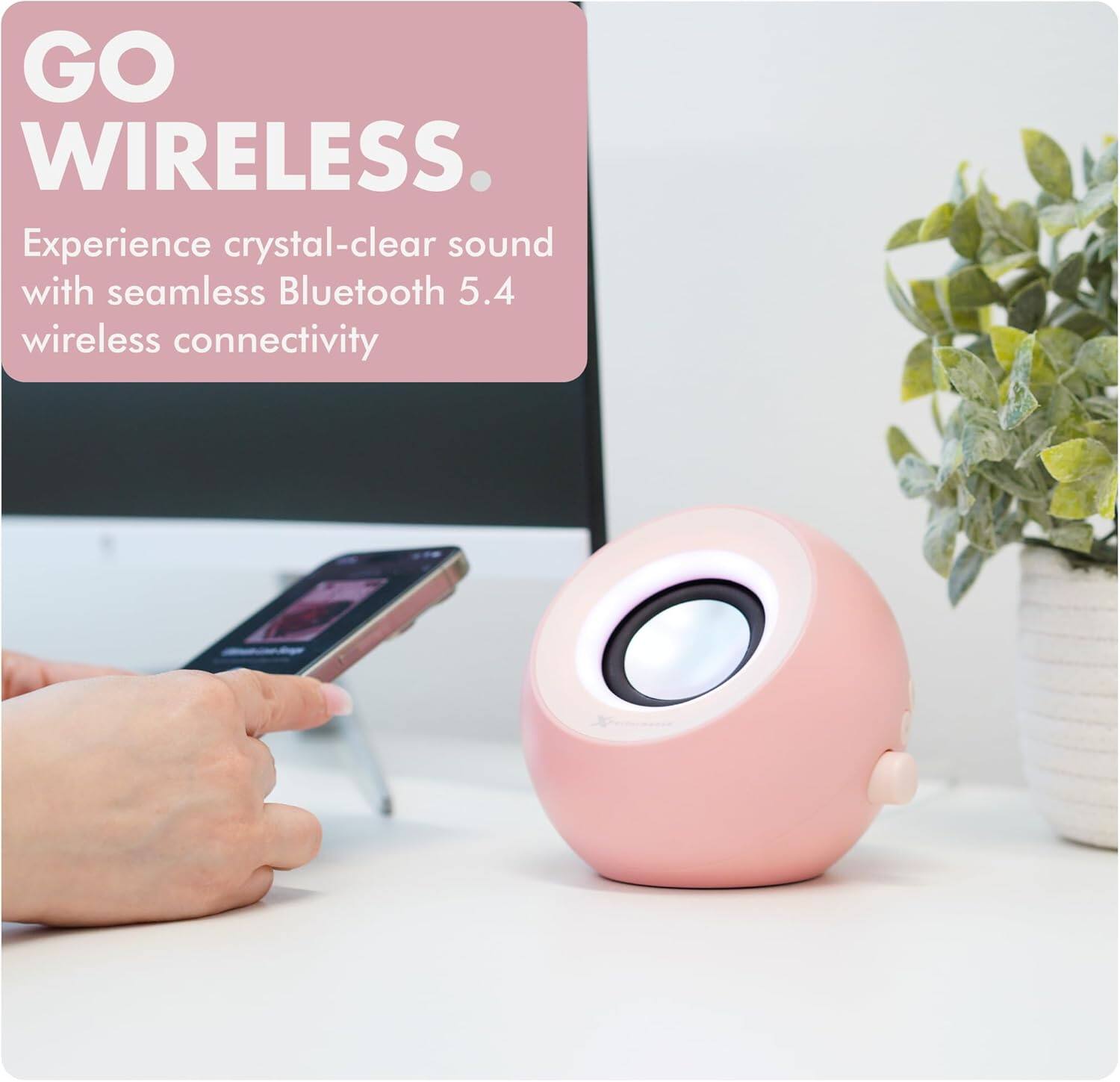 GO WIRELESS.

Experience crystal-clear sound with seamless Bluetooth 5.4 wireless connectivity